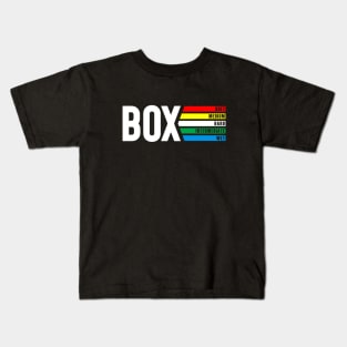 "Box" F1 Tyre Compound Design Kids T-Shirt